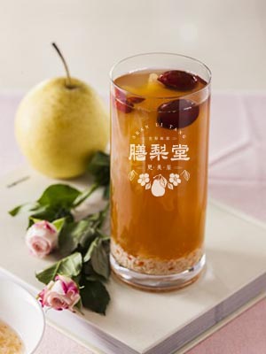 桂花米釀梨湯